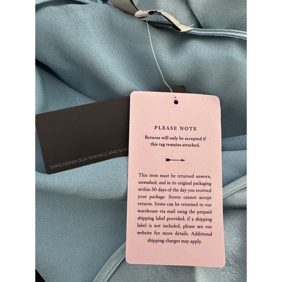 ANTHROPOLOGIE Sachin & Babi Sadie Halter Tie Neck Hammered Satin NEW 14 Dress - Picture 13 of 15